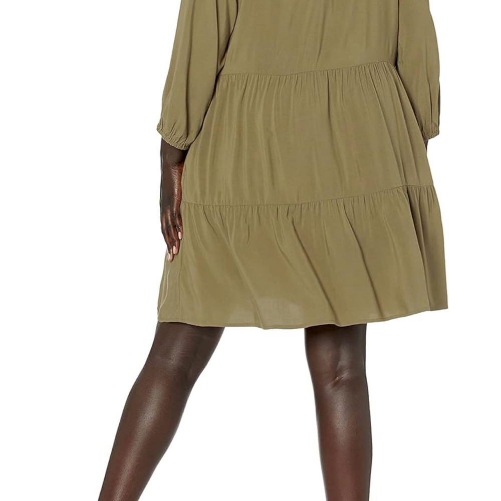 Caralyn Mirand The Drop Ruffle-Neck Tiered Mini Dress - Picture 4 of 9
